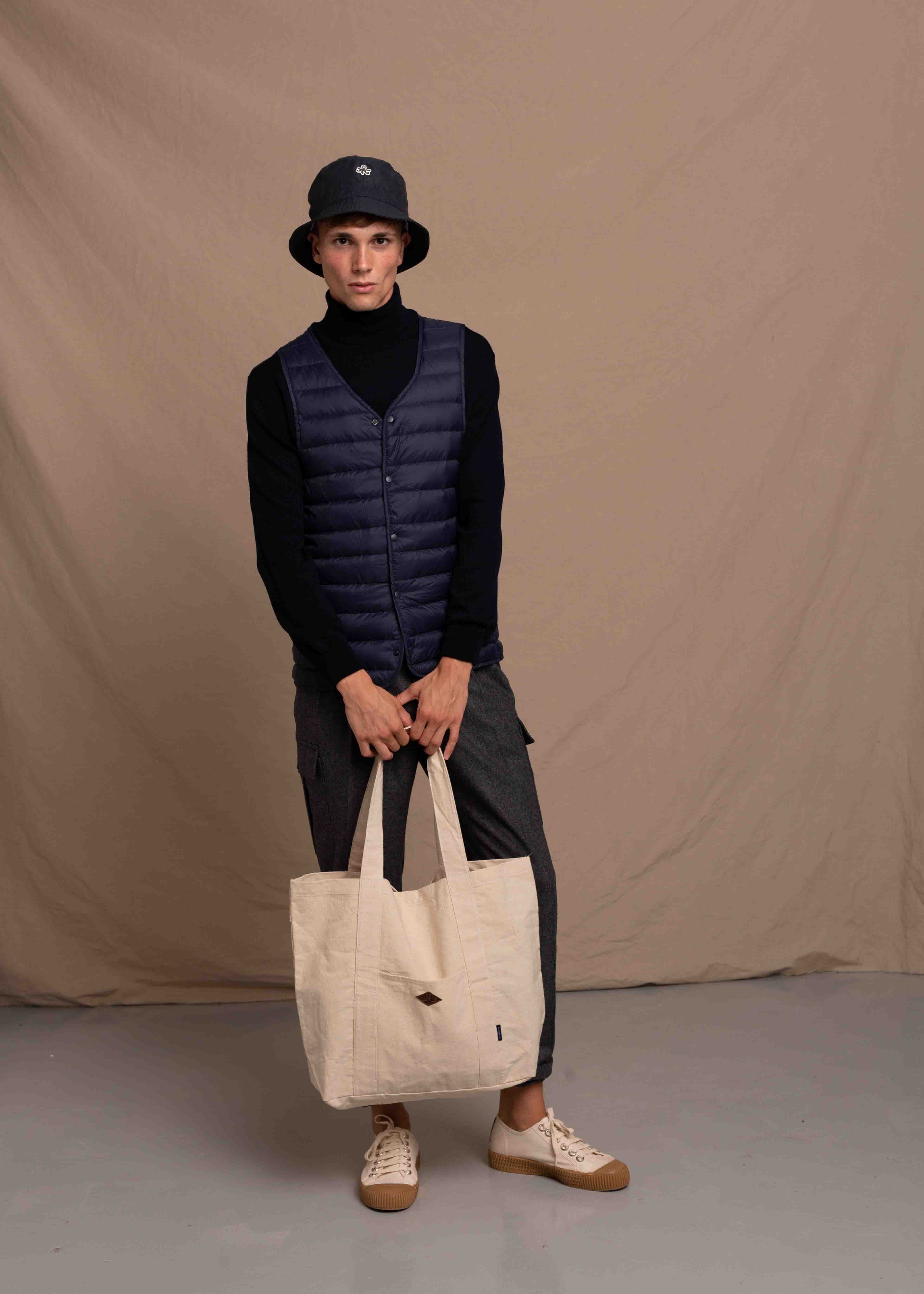 BOLSA TOTE LONA CRUDO