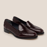 BURGUNDY LEATHER PENNY LOAFER