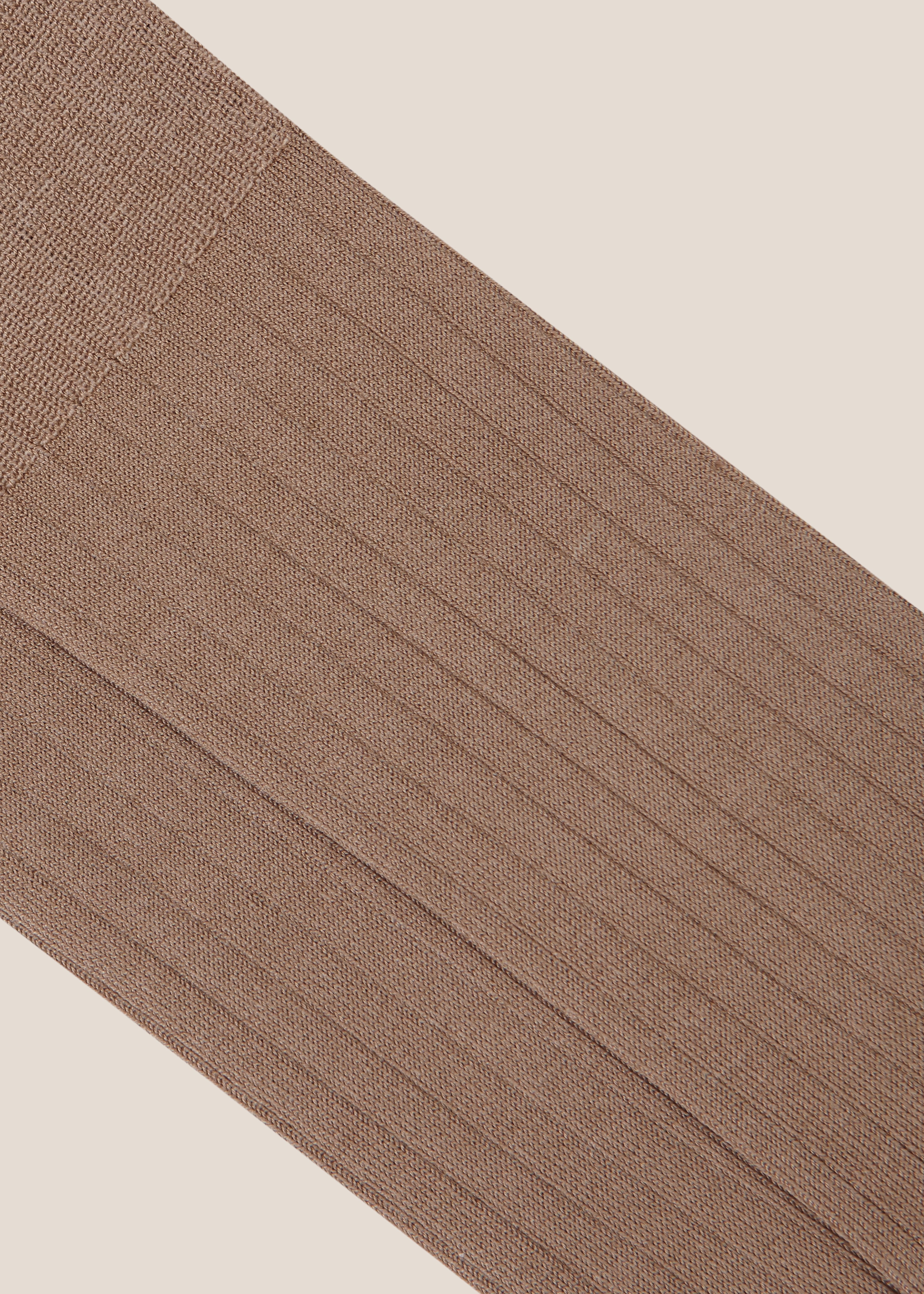 BEIGE LISLE SOCKS
