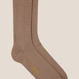 CALCETIN HILO DE ESCOCIA BEIGE