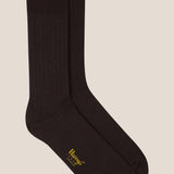 CALCETIN HILO DE ESCOCIA MARRON