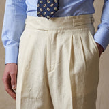PANTALON GURKHA LINO CRUDO
