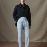 PANTALON GURKHA SEERSUCKER CELESTE