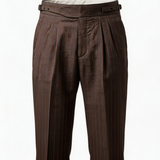 PANTALON GURKHA SEERSUCKER MARRÓN