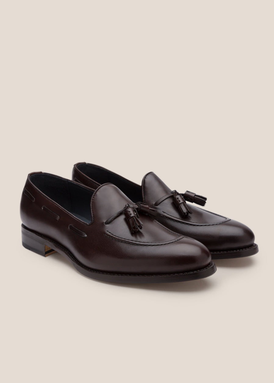 STOCKHOLM BROWN LEATHER LOAFER