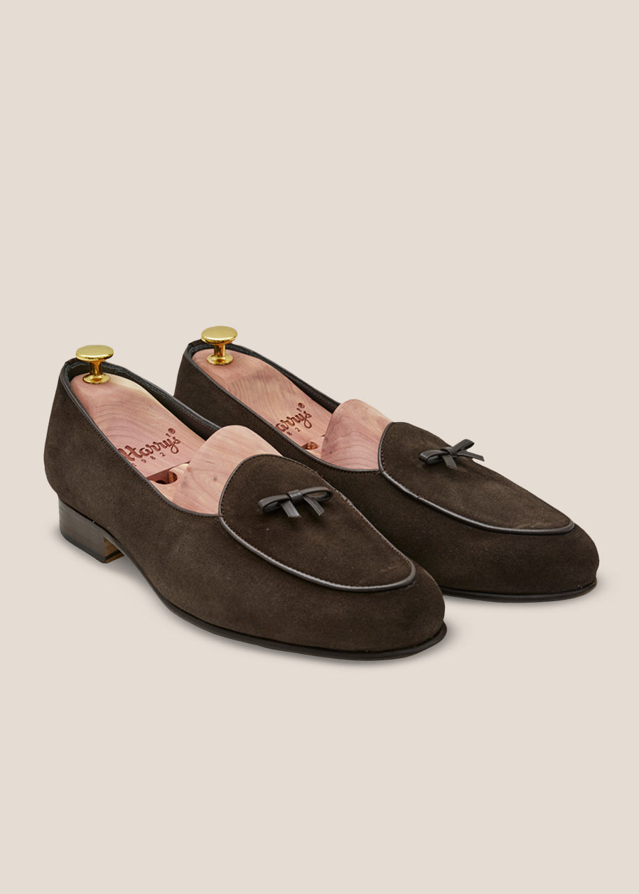 BROWN SUEDE BELGIAN LOAFER