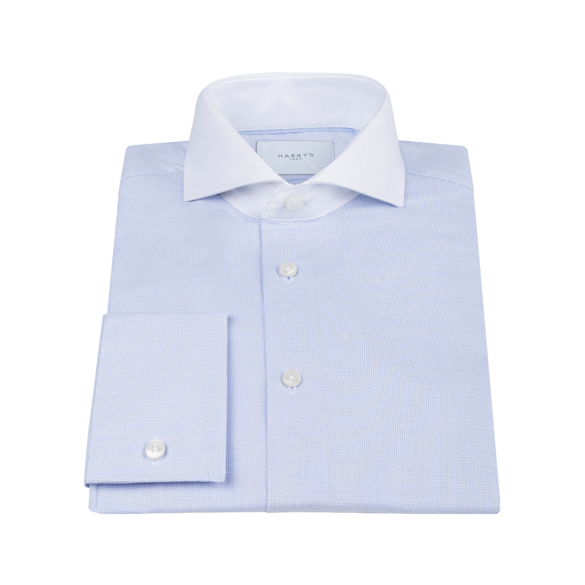 {{ tipo de producto }} CAMISA AZCA CELESTE CUELLO BLANCO - Harrys 1982