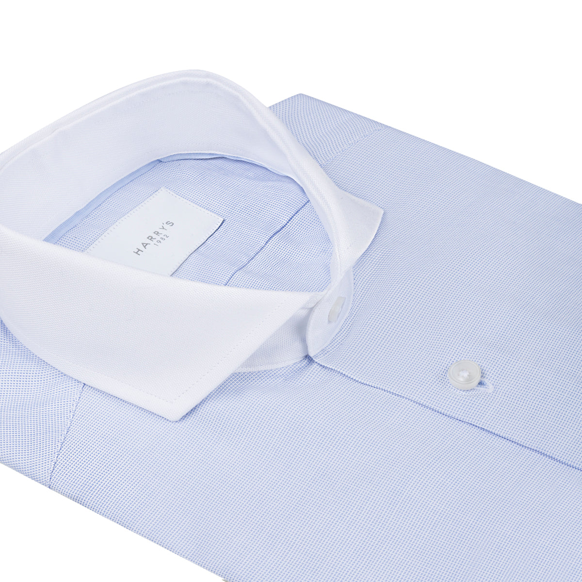 {{ tipo de producto }} CAMISA AZCA CELESTE CUELLO BLANCO - Harrys 1982