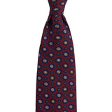 CORBATA MOTIVOS BURDEOS