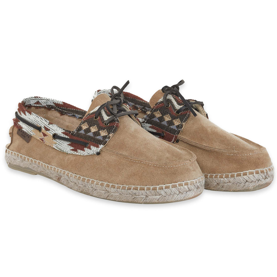 ESPADRILLE NAÚTICO ÉTNICO CAMEL