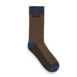 CALCETIN ESPIGA CAMEL