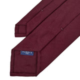 CORBATA LISO SIN FORRO BURDEOS