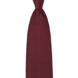 CORBATA LISO SIN FORRO BURDEOS