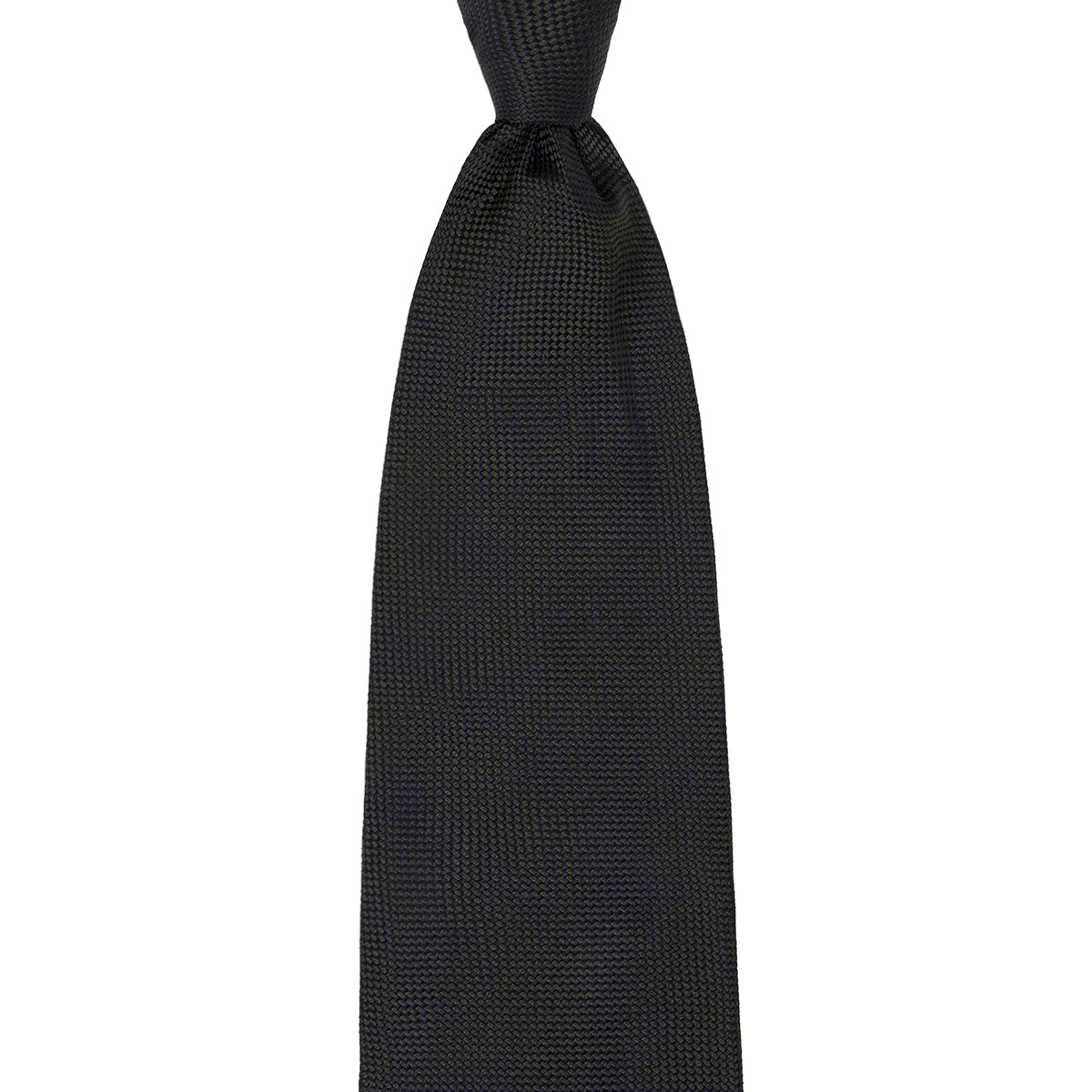 GREEN PLAIN UNLINED TIE