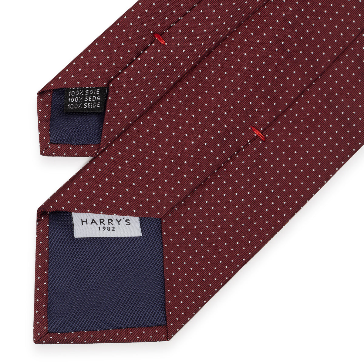{{ tipo de producto }} CORBATA MICROTOPOS BURDEOS - Harrys 1982