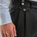 {{ tipo de producto }} PANTALÓN PREMIUM LANA SUPER 110' GRIS - Harrys 1982