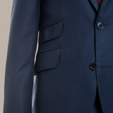{{ tipo de producto }} AMERICANA PREMIUM LANA SUPER 110' OJO PERDIZ AZUL - Harrys 1982
