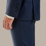 {{ tipo de producto }} AMERICANA PREMIUM LANA SUPER 110' OJO PERDIZ AZUL - Harrys 1982
