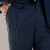 {{ tipo de producto }} AMERICANA PREMIUM LANA SUPER 110' OJO PERDIZ AZUL - Harrys 1982