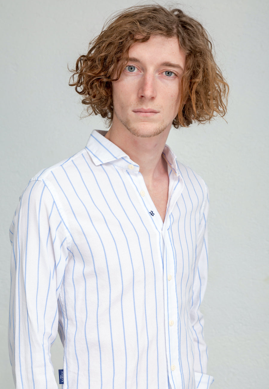 {{ tipo de producto }} CAMISA ESTRUCTURA RAYA - Harrys 1982