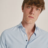 {{ tipo de producto }} CAMISA PATA DE GALLO CELESTE - Harrys 1982