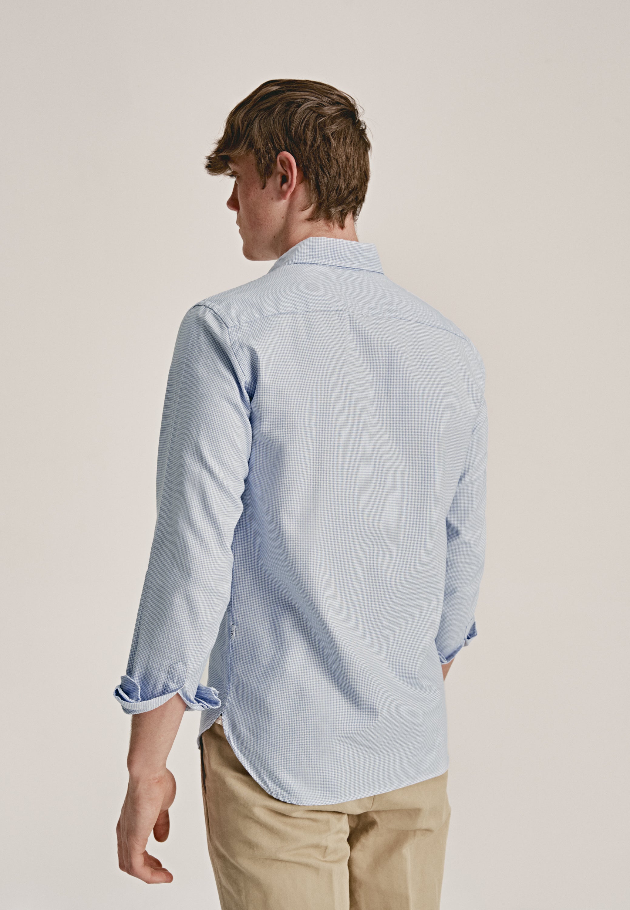 {{ tipo de producto }} CAMISA PATA DE GALLO CELESTE - Harrys 1982