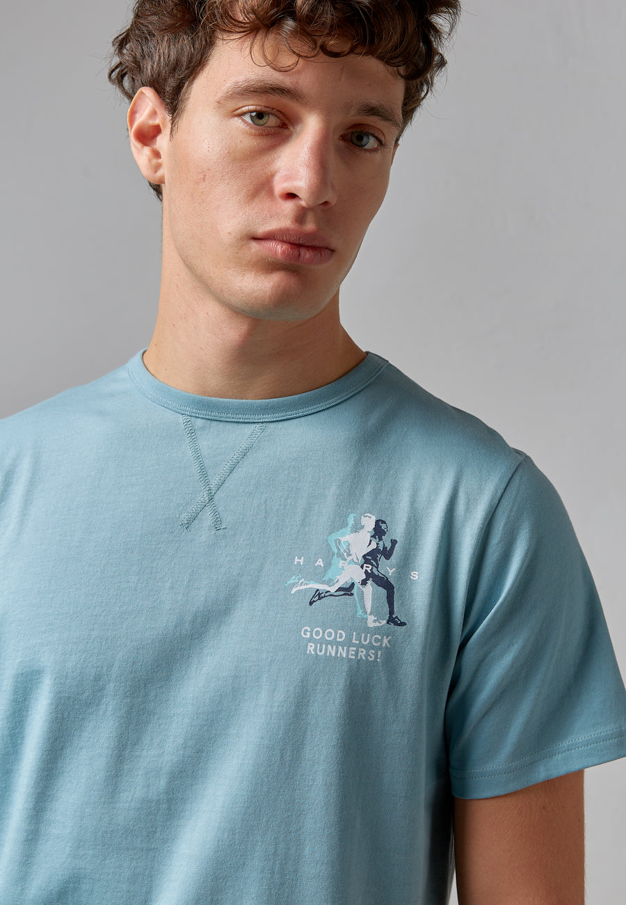 CAMISETA RUNNING AZUL