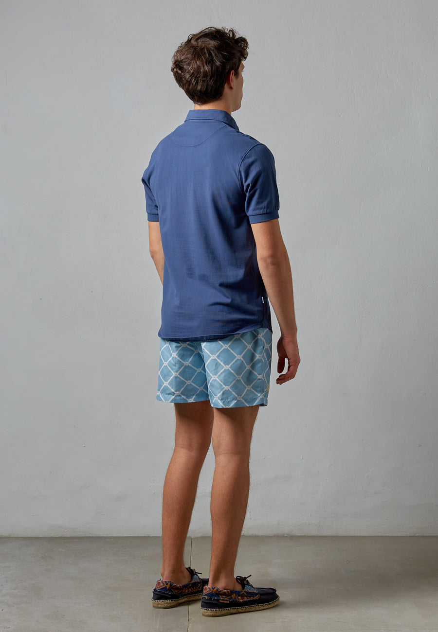 POLO BÁSICO INDIGO