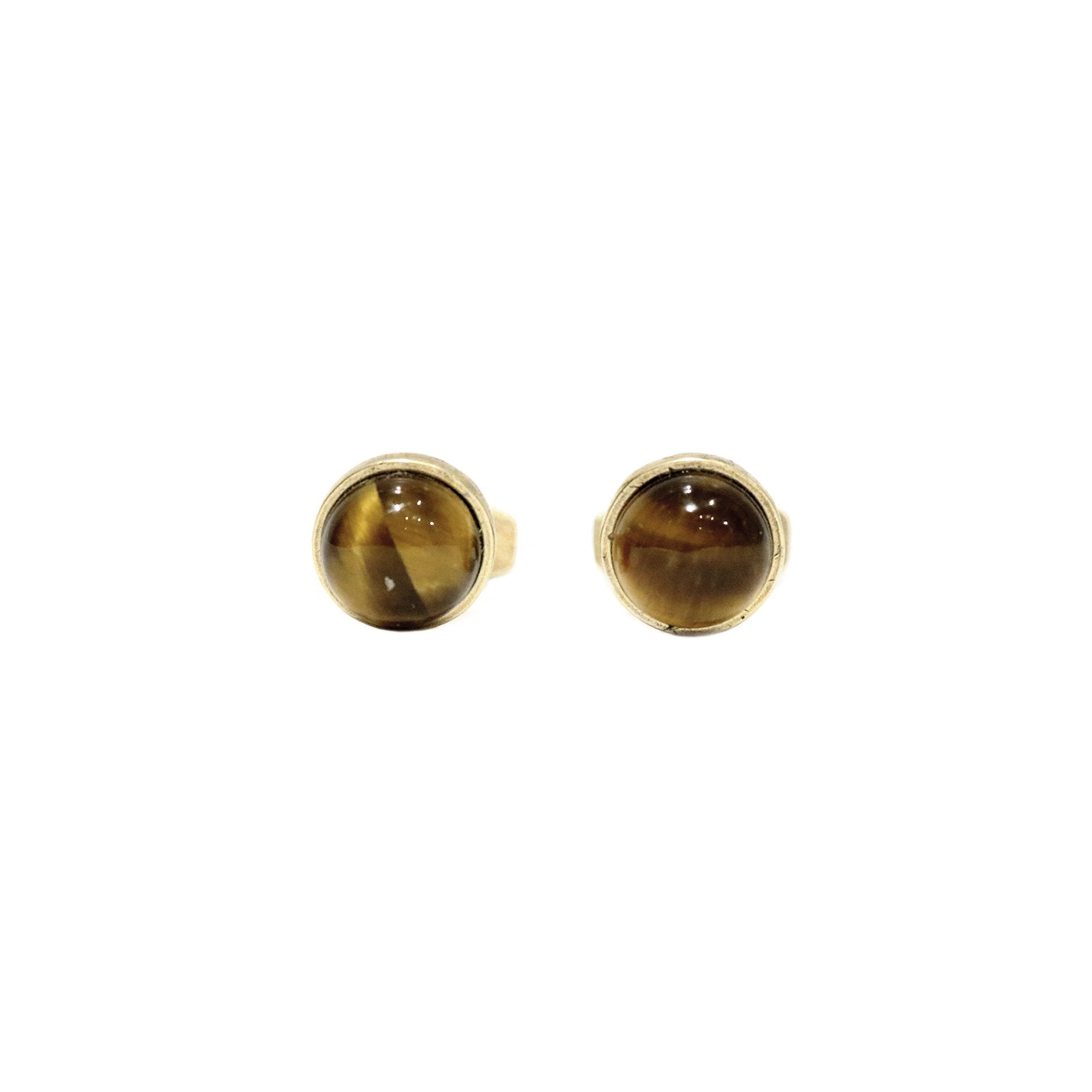 {{ tipo de producto }} Gemelo Piedra Preciosa Marron - Harrys 1982